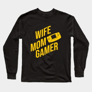 Wife mom gamer Long Sleeve T-Shirt